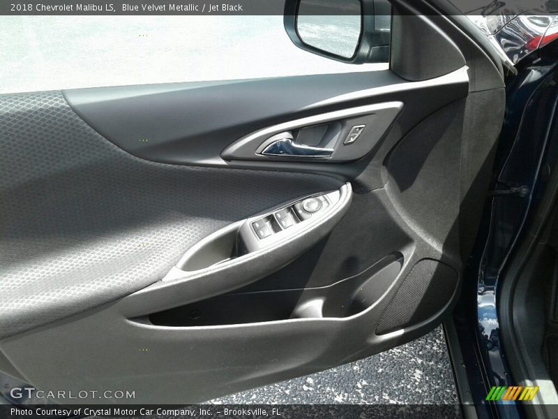 Blue Velvet Metallic / Jet Black 2018 Chevrolet Malibu LS
