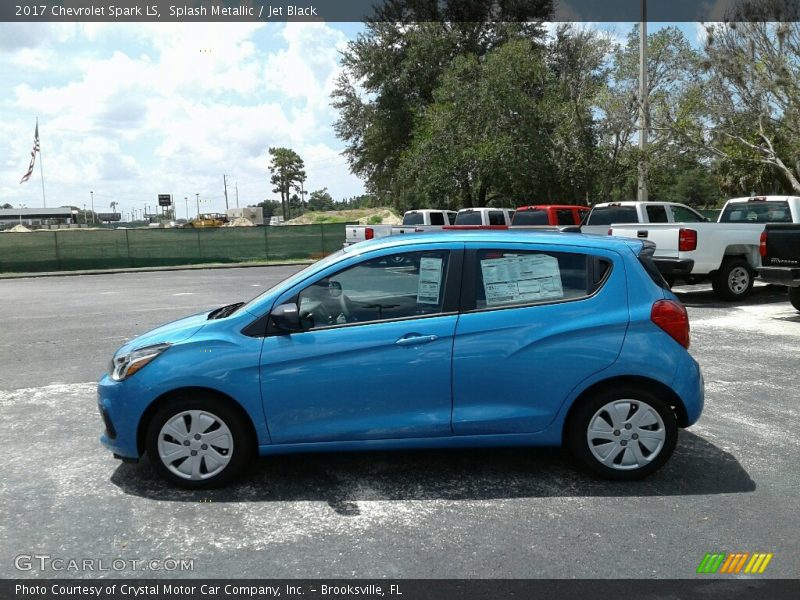 Splash Metallic / Jet Black 2017 Chevrolet Spark LS