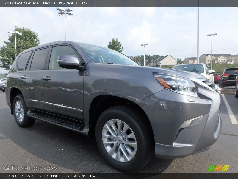 Nebula Gray Pearl / Black 2017 Lexus GX 460