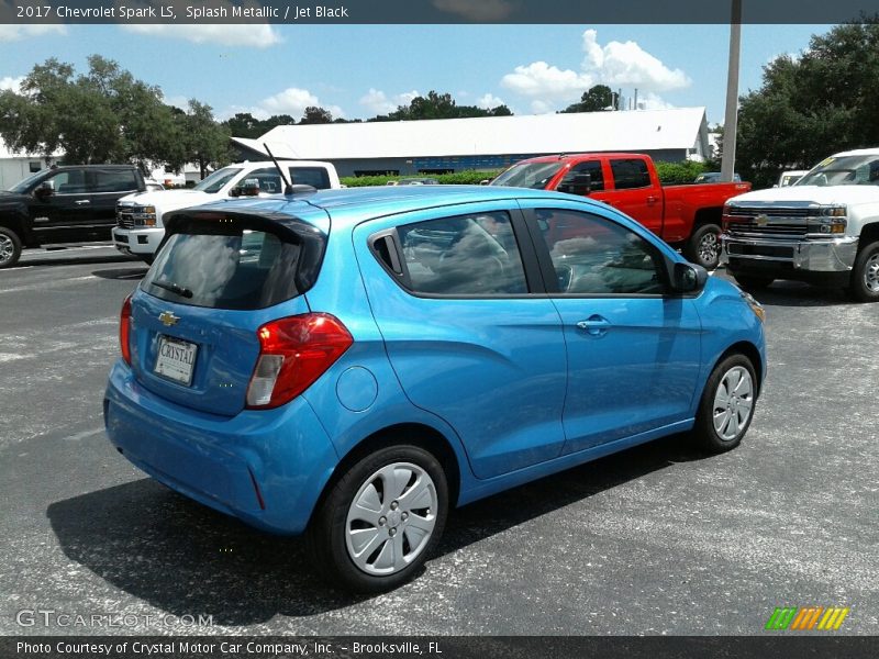 Splash Metallic / Jet Black 2017 Chevrolet Spark LS