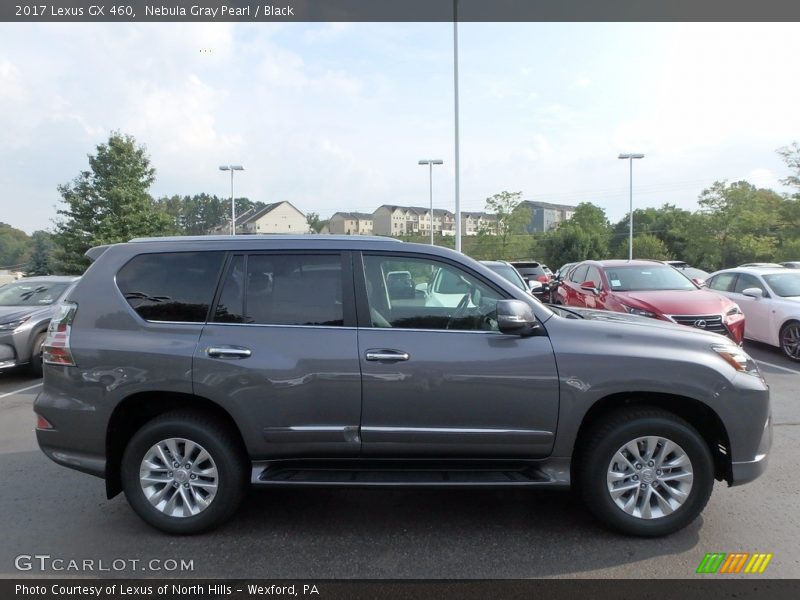 Nebula Gray Pearl / Black 2017 Lexus GX 460