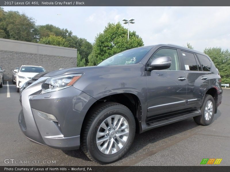 Nebula Gray Pearl / Black 2017 Lexus GX 460