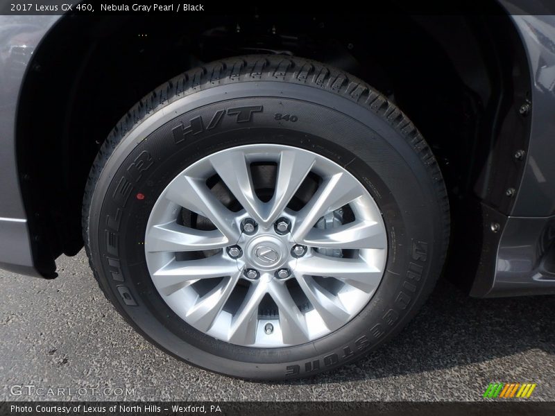 Nebula Gray Pearl / Black 2017 Lexus GX 460