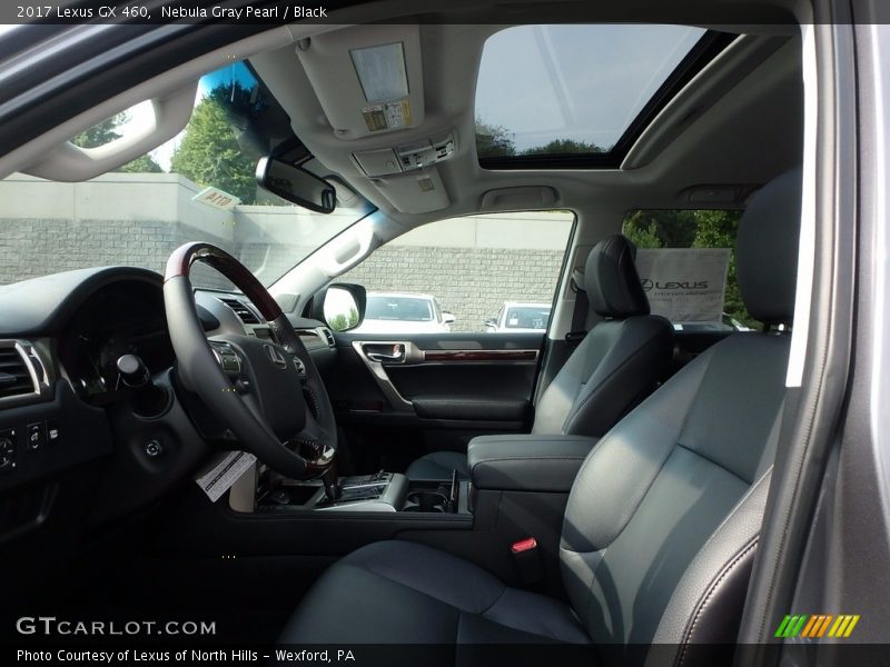 Nebula Gray Pearl / Black 2017 Lexus GX 460