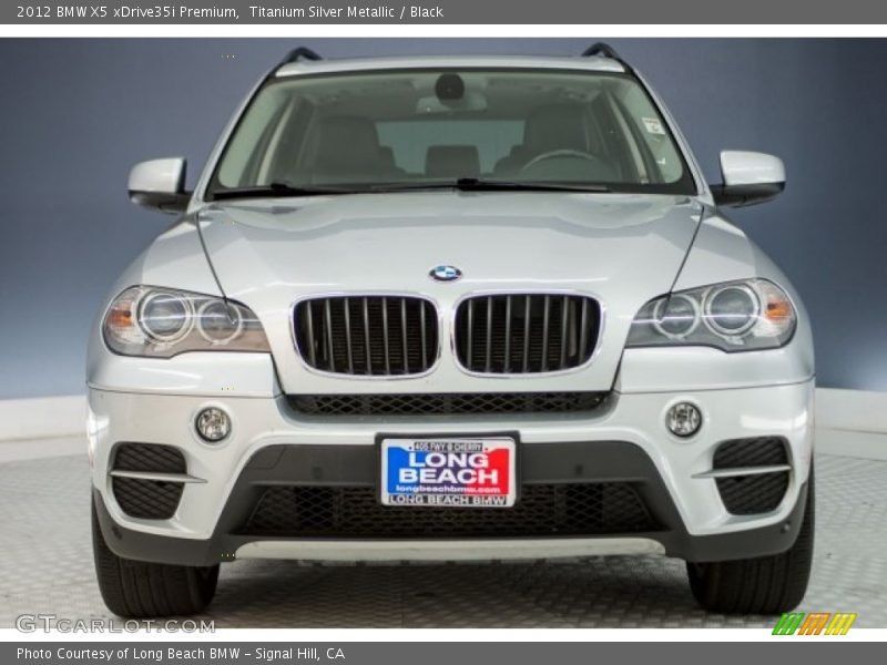 Titanium Silver Metallic / Black 2012 BMW X5 xDrive35i Premium