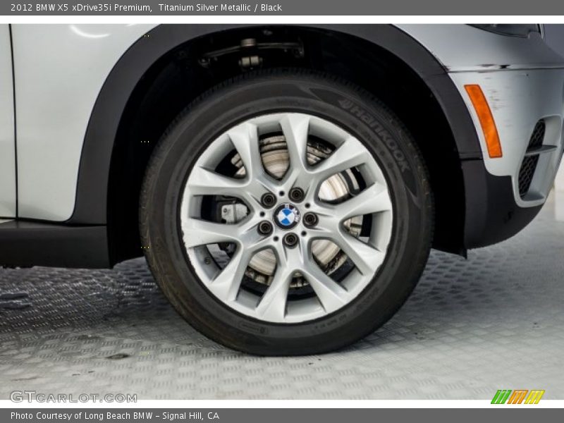 Titanium Silver Metallic / Black 2012 BMW X5 xDrive35i Premium