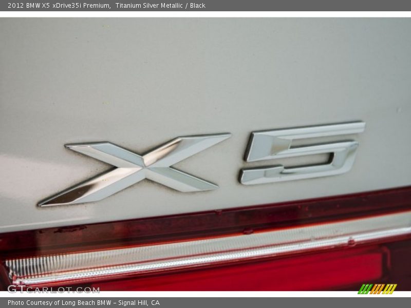 Titanium Silver Metallic / Black 2012 BMW X5 xDrive35i Premium
