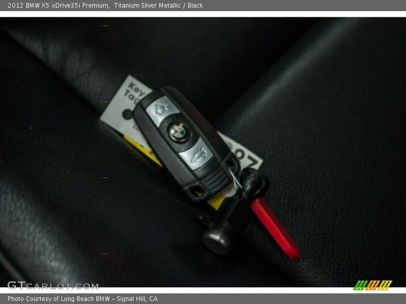 Titanium Silver Metallic / Black 2012 BMW X5 xDrive35i Premium