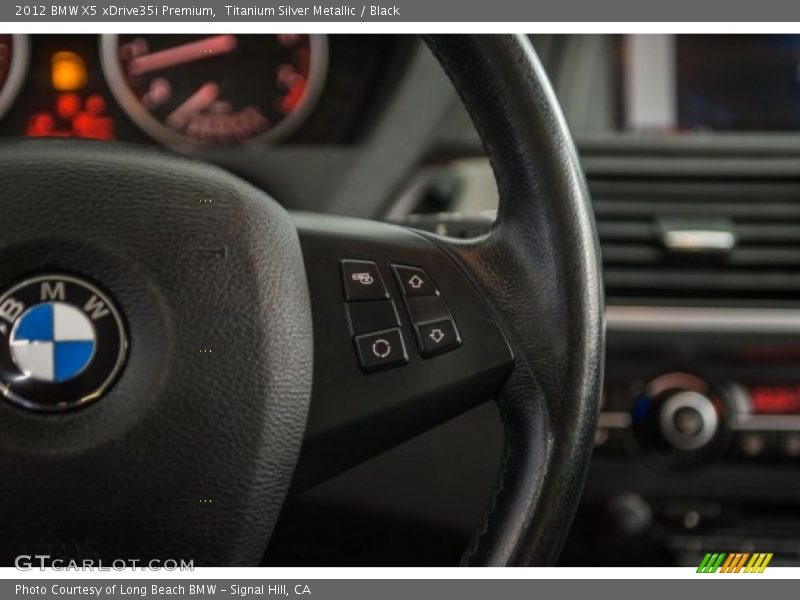 Titanium Silver Metallic / Black 2012 BMW X5 xDrive35i Premium
