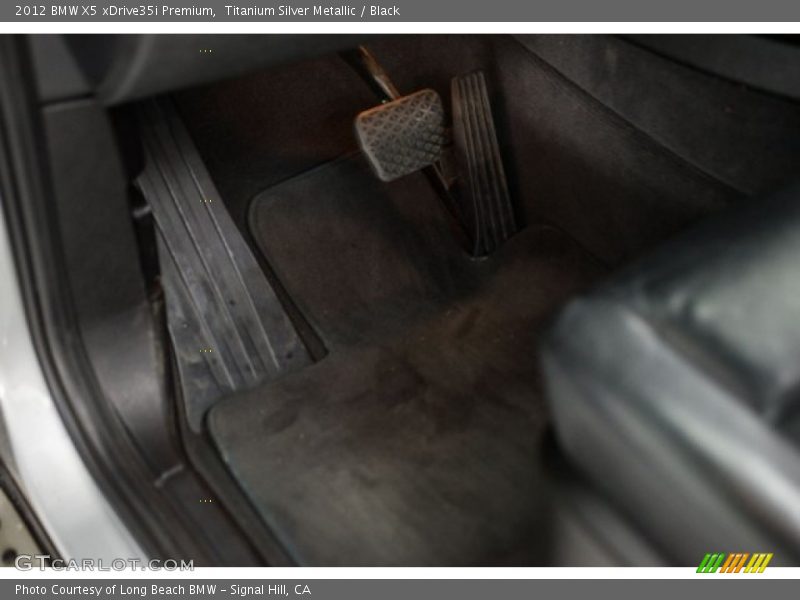 Titanium Silver Metallic / Black 2012 BMW X5 xDrive35i Premium
