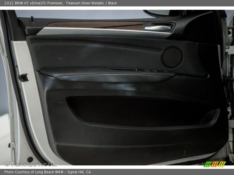 Titanium Silver Metallic / Black 2012 BMW X5 xDrive35i Premium