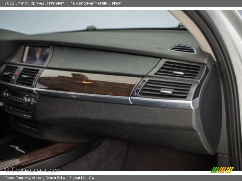Titanium Silver Metallic / Black 2012 BMW X5 xDrive35i Premium