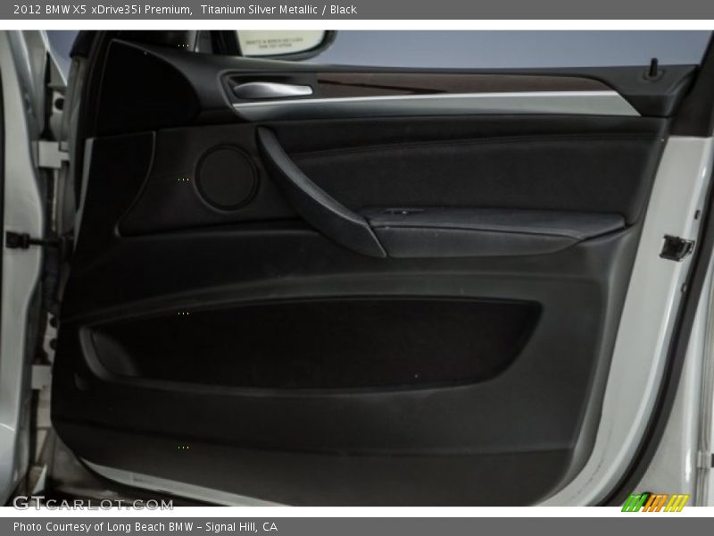 Titanium Silver Metallic / Black 2012 BMW X5 xDrive35i Premium
