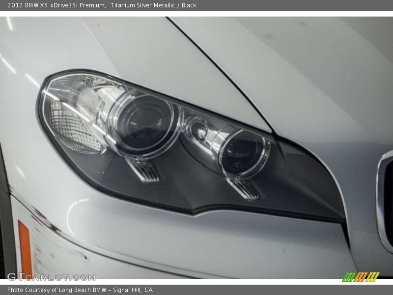 Titanium Silver Metallic / Black 2012 BMW X5 xDrive35i Premium