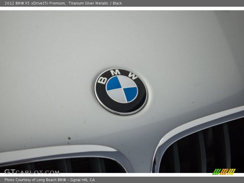 Titanium Silver Metallic / Black 2012 BMW X5 xDrive35i Premium