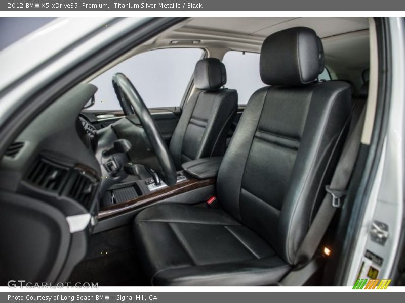 Titanium Silver Metallic / Black 2012 BMW X5 xDrive35i Premium