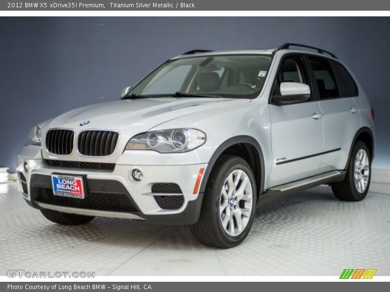Titanium Silver Metallic / Black 2012 BMW X5 xDrive35i Premium