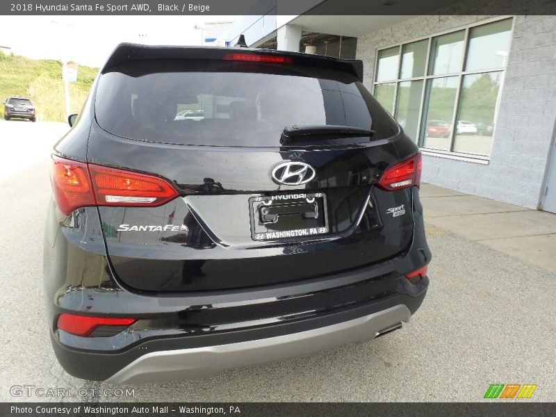 Black / Beige 2018 Hyundai Santa Fe Sport AWD