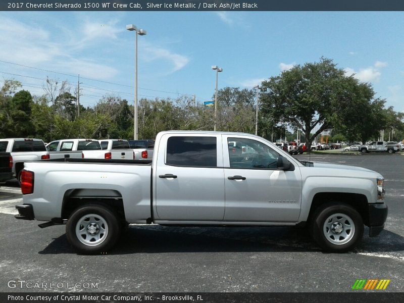  2017 Silverado 1500 WT Crew Cab Silver Ice Metallic