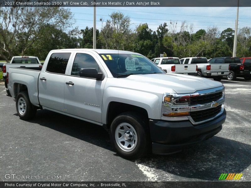 Front 3/4 View of 2017 Silverado 1500 WT Crew Cab