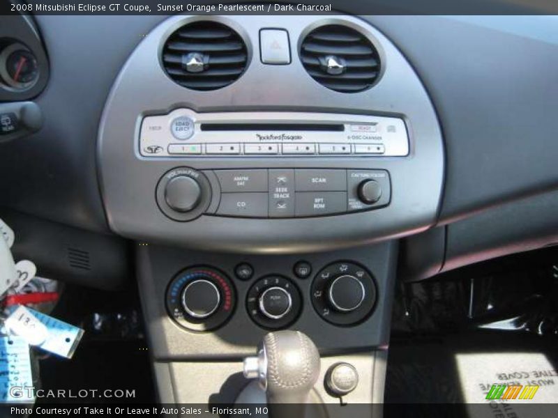 Sunset Orange Pearlescent / Dark Charcoal 2008 Mitsubishi Eclipse GT Coupe