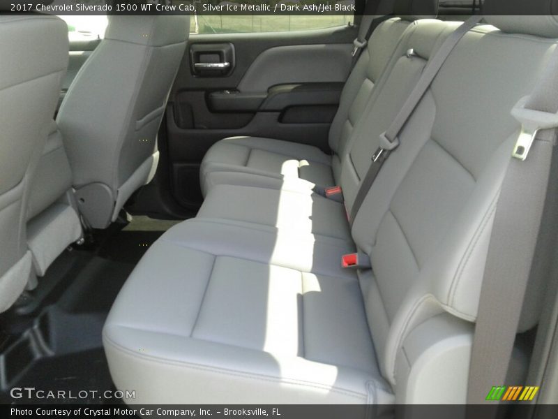Silver Ice Metallic / Dark Ash/Jet Black 2017 Chevrolet Silverado 1500 WT Crew Cab