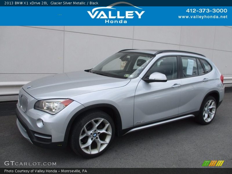 Glacier Silver Metallic / Black 2013 BMW X1 xDrive 28i