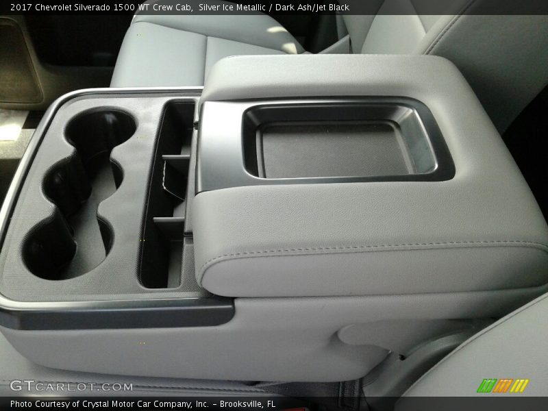 Silver Ice Metallic / Dark Ash/Jet Black 2017 Chevrolet Silverado 1500 WT Crew Cab