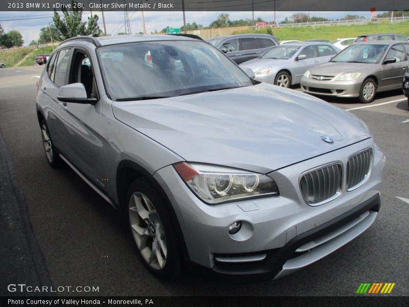 Glacier Silver Metallic / Black 2013 BMW X1 xDrive 28i