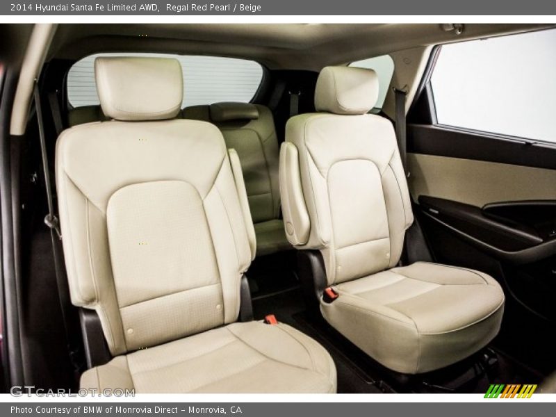 Regal Red Pearl / Beige 2014 Hyundai Santa Fe Limited AWD