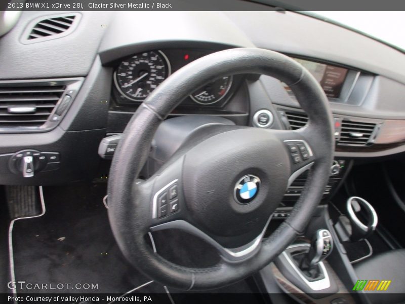Glacier Silver Metallic / Black 2013 BMW X1 xDrive 28i