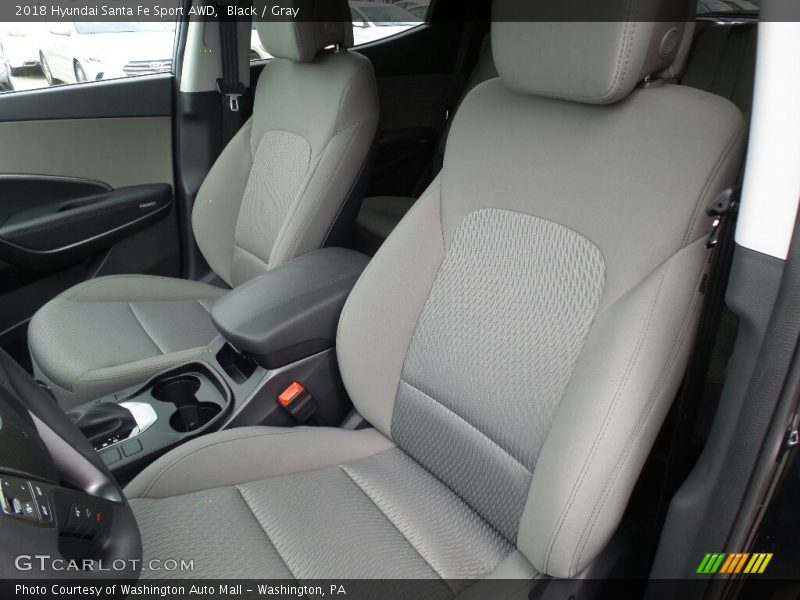 Black / Gray 2018 Hyundai Santa Fe Sport AWD