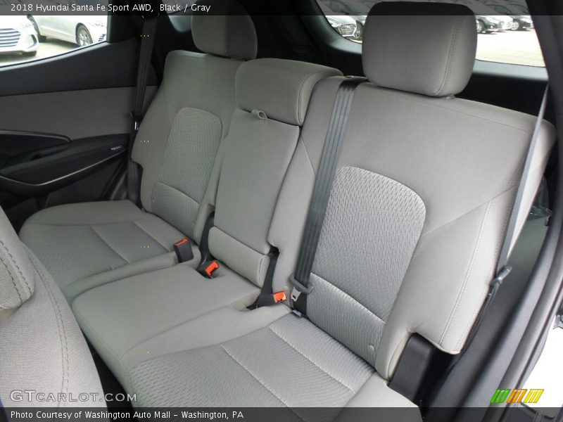 Black / Gray 2018 Hyundai Santa Fe Sport AWD