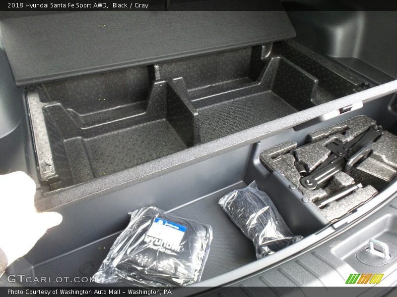Black / Gray 2018 Hyundai Santa Fe Sport AWD