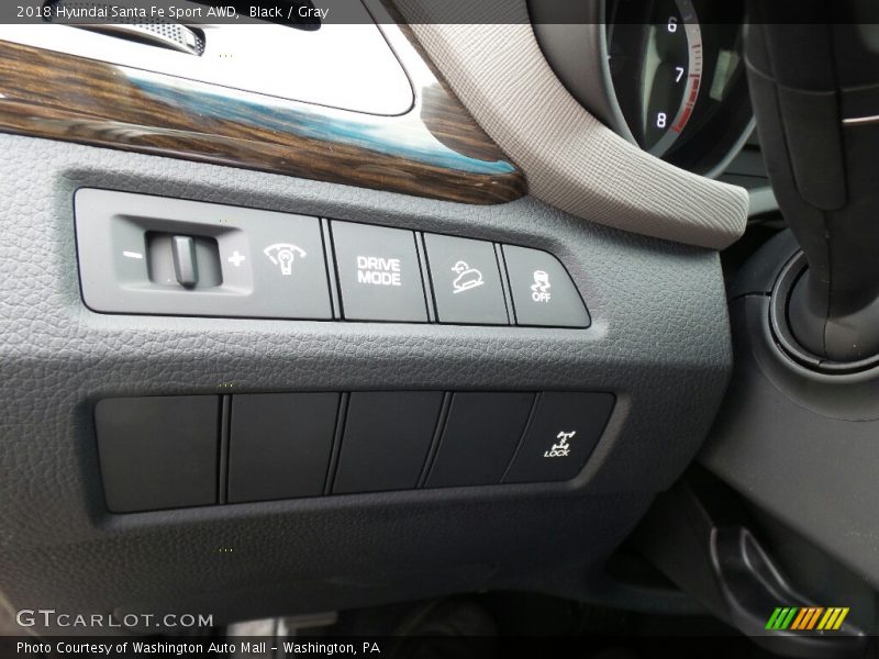 Black / Gray 2018 Hyundai Santa Fe Sport AWD