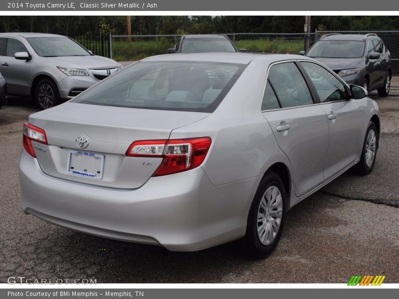 Classic Silver Metallic / Ash 2014 Toyota Camry LE