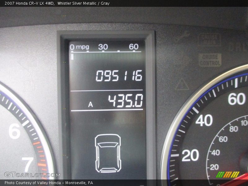 Whistler Silver Metallic / Gray 2007 Honda CR-V LX 4WD