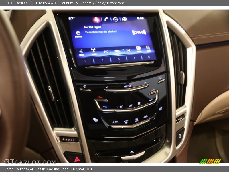 Platinum Ice Tricoat / Shale/Brownstone 2016 Cadillac SRX Luxury AWD