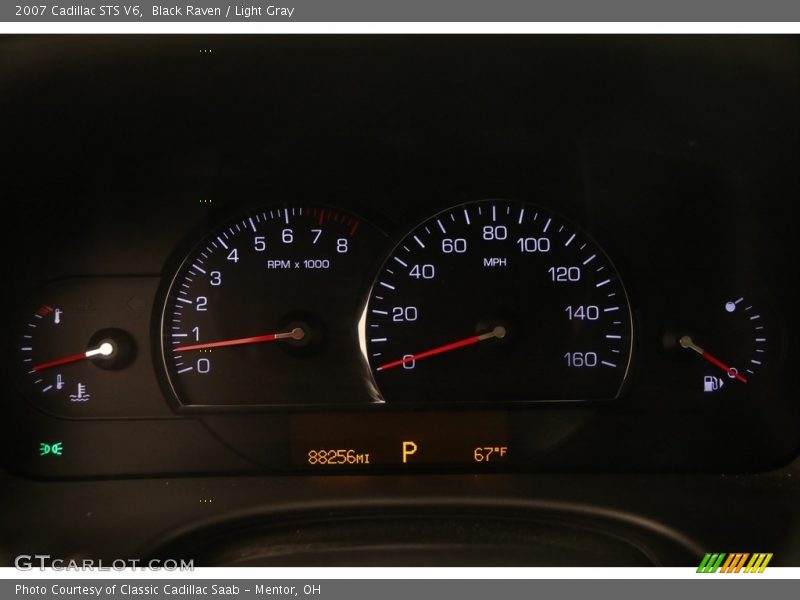 Black Raven / Light Gray 2007 Cadillac STS V6