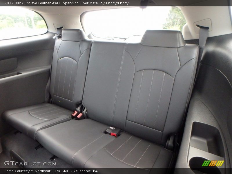 Sparkling Silver Metallic / Ebony/Ebony 2017 Buick Enclave Leather AWD