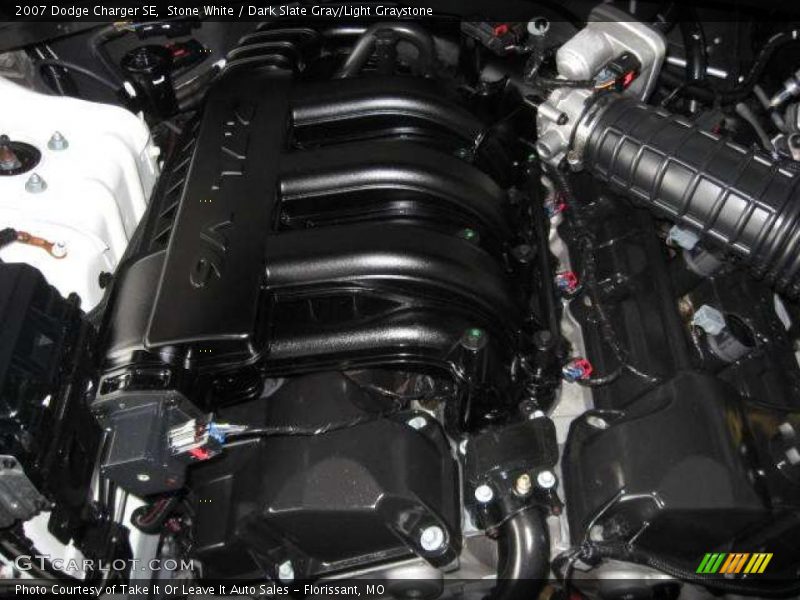 Stone White / Dark Slate Gray/Light Graystone 2007 Dodge Charger SE