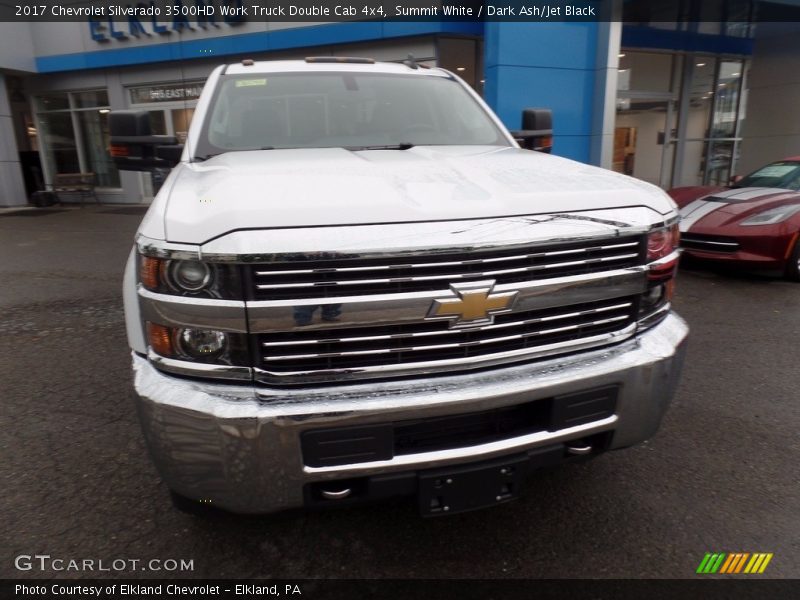 Summit White / Dark Ash/Jet Black 2017 Chevrolet Silverado 3500HD Work Truck Double Cab 4x4