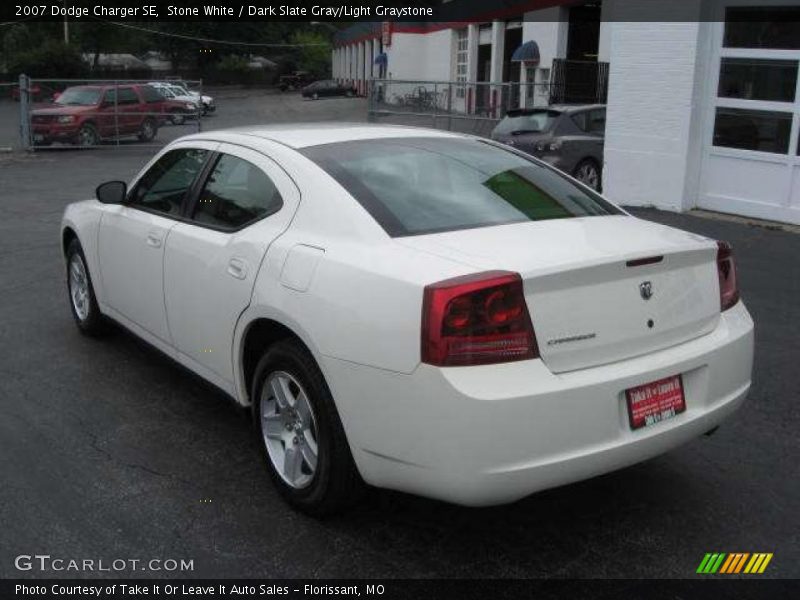 Stone White / Dark Slate Gray/Light Graystone 2007 Dodge Charger SE