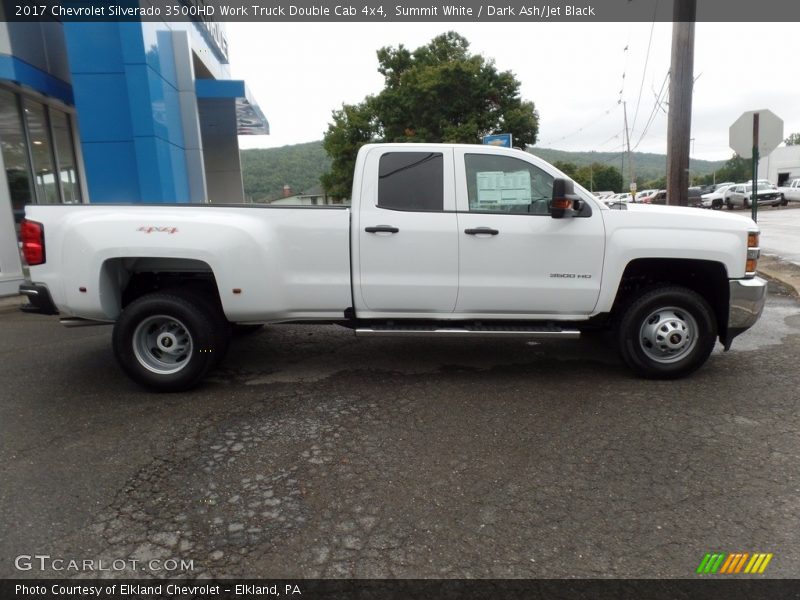 Summit White / Dark Ash/Jet Black 2017 Chevrolet Silverado 3500HD Work Truck Double Cab 4x4