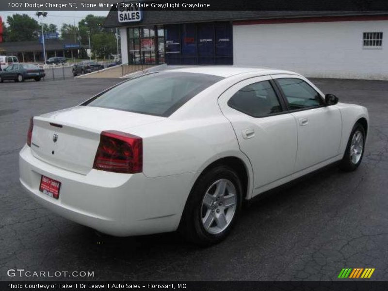 Stone White / Dark Slate Gray/Light Graystone 2007 Dodge Charger SE
