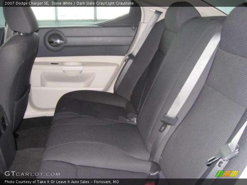 Stone White / Dark Slate Gray/Light Graystone 2007 Dodge Charger SE