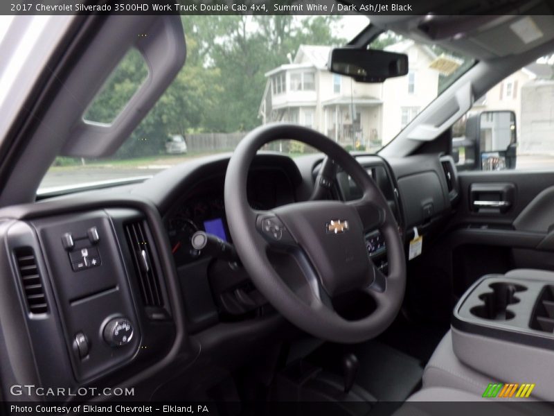 Summit White / Dark Ash/Jet Black 2017 Chevrolet Silverado 3500HD Work Truck Double Cab 4x4