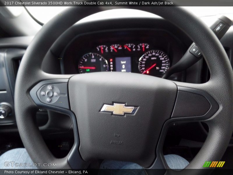 Summit White / Dark Ash/Jet Black 2017 Chevrolet Silverado 3500HD Work Truck Double Cab 4x4