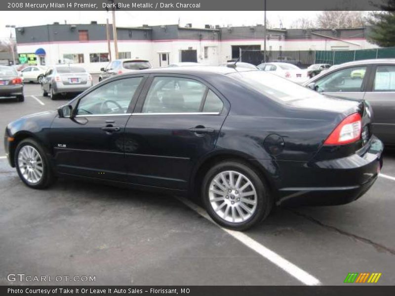 Dark Blue Metallic / Dark Charcoal 2008 Mercury Milan I4 Premier