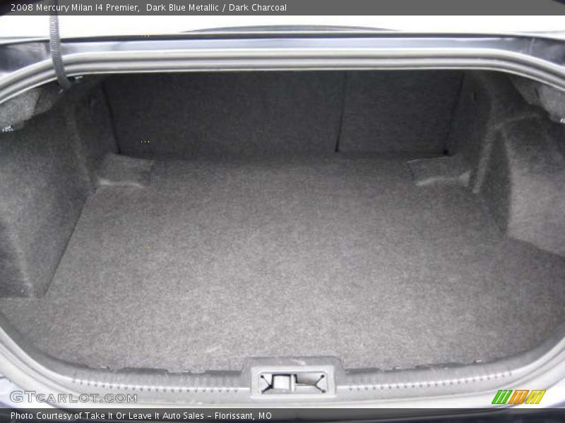 Dark Blue Metallic / Dark Charcoal 2008 Mercury Milan I4 Premier